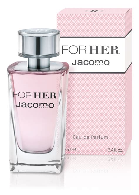 jacomo for her perfume.